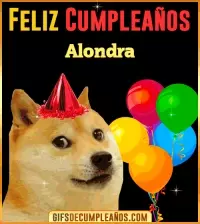 Memes de Cumpleaños Alondra